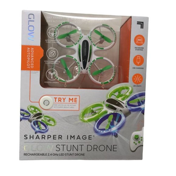 Led stunt shop drone sharper image
